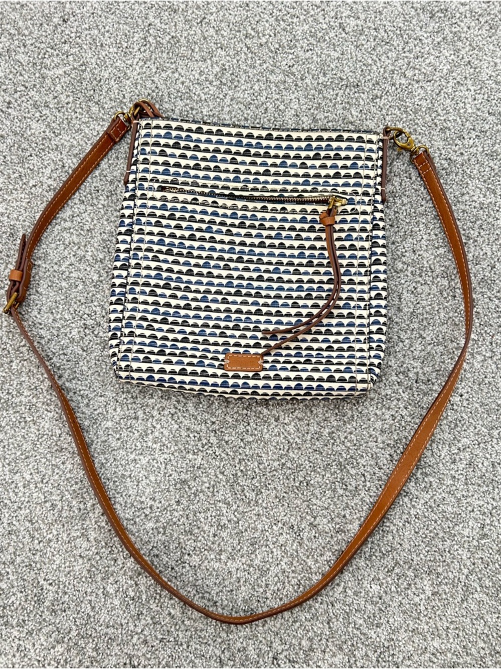 Fossil Emma Shoulder Crossbody Bag With Key Purse
